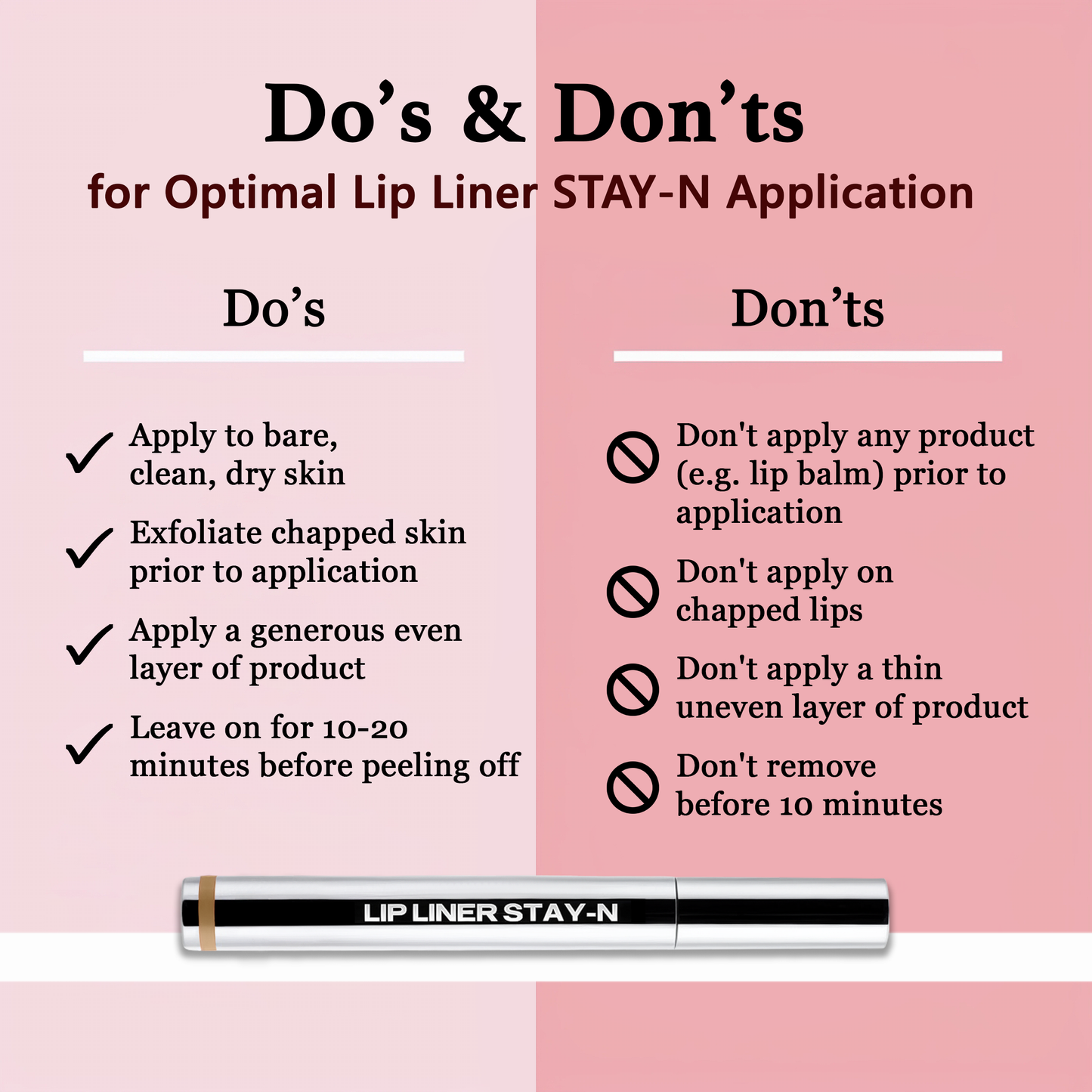 PEEL OFF LIP LINER STAIN